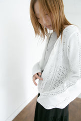 punching knit cardigan(3colors)
