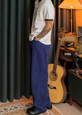 Cotton wide Color Pants 2COLOR