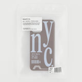 NYC フォーンケースブラウン (card)