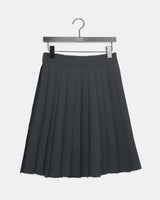 Lersha pleated midi wide skirt
