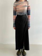 Sunset printing crop T 