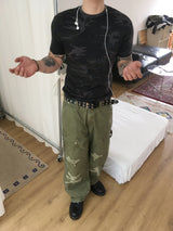 No.1811 S lettering camo half T
