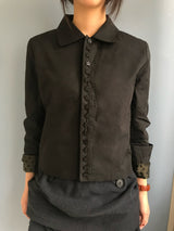 Stars Shirt Jacket Black
