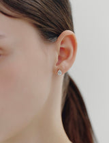 26SS★ Essence 14K (Y) Lab-Diamond Pear Piercing 0.5CT