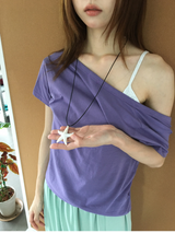 スターフィッシュコードネックレス (1color)