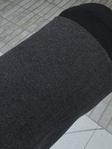ASCLO Wool Herringbone Retro Jacket & Pants (Charcoal)