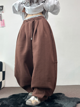 SWEAT BALLOON BACK POINT LONG PANTS🤎🖤🩶3COLOR
