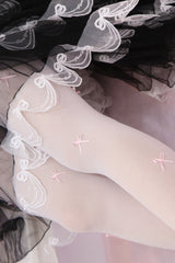 mini ribbon tights (2colors)
