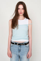 SUMMER SLEEVELESS (SKY BLUE)