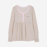 Layered Bra Flare Top / Pink