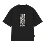 ホーリーレース オーバーフィット 半袖Tシャツ_BLACK