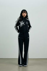 JOEL JERSEY TRACK PANTS / BLACK