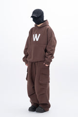 Medi W Boucle Embroidery Heavy Set-Up Sweatpants