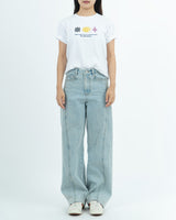 ヤックァ, SUIT, コリアンノットTシャツ -ホワイト(UNISEX)