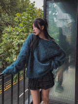 Canchu Eyelet Tiered Miniskirt