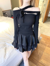 1197. Stay multy strap ribbon off T (4color)