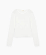 【限定価格】[BELLIDE MADE] クッキー、ストライプフィンガーホールTシャツ