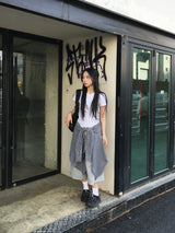 レオンスリムボタン半袖Tシャツ (4c)