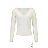 SUGARPLUM V-NECK KNIT [3 COLORS]