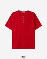 デイ ヘンリーネック クロップ ショートスリーブTシャツ