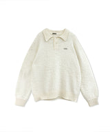 UNISEX ルーズポロニット