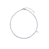 Bohemian Coco Necklace [Ice blue]