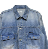 [PREMIUM/MADE] Signature mold crop denim jacket