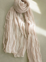 Soft Whipping Scarf - Beige