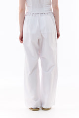 BIJOU PPINTUCK BANDING PANTS / WHITE