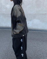 デニムバイカージャケット