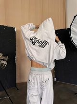 RIPOFFF Signature Boxy Zip Hoodie