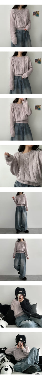 [2nd Length 🤍 Balloon fit!] Garne side pin tuck slit wide denim pants