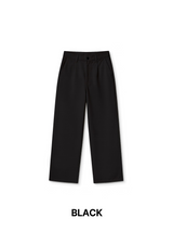 LO Vien Pintuck Half-Banding Semi Wide Pants (4C)