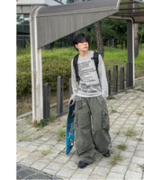 Lansen Pigment Washing Cargo Pants