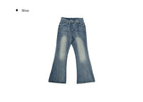 Tego Vintage Washing Denim Bootcut Pants