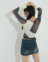 Y2K See-through Multi Layer Top