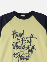 リミンボクシーフィットカラーラグラン半袖Tシャツ