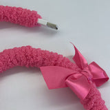 Fuzzy cable_Ribbon_Hot pink (Hot pink)