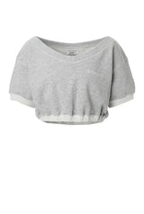 ジムスウェットTシャツ グレー