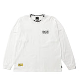 EXAMPLE カーシブサークルロゴビッグカーラー L/S TEE