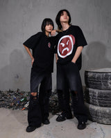 FAITH FADE - Big Angey Oversized Tee (Black)