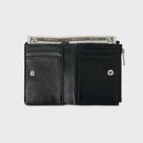 Sunlit Zipper Wallet (Black)