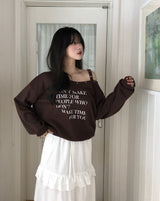 Vint Eyelet Strap Sweatshirt
