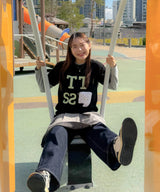[Pouch SET] TT S2 ロゴショートスリーブTシャツ_ブラック (4 SIZE)