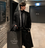  Divine Dart Maxi Overfit Wool Coat