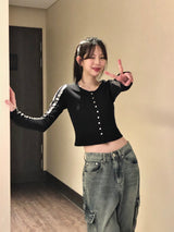 Tracking cardigan