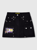 マルチパスカーゴミニスカート (Black)