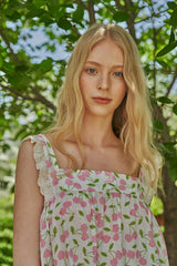 Blossom Sleeveless One-Piece Cream[24184WONXN]