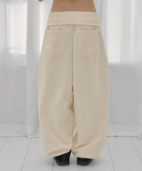 FROSS BANDING SWEATPANTS (IVORY) F26QD158