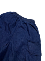 Over Denim Cargo Balloon Pants 2C